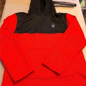 COPY - Spyder 1/4 Zip Hoodie Large Red